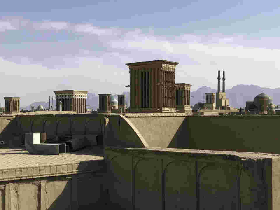 picture showing Yazd skyline